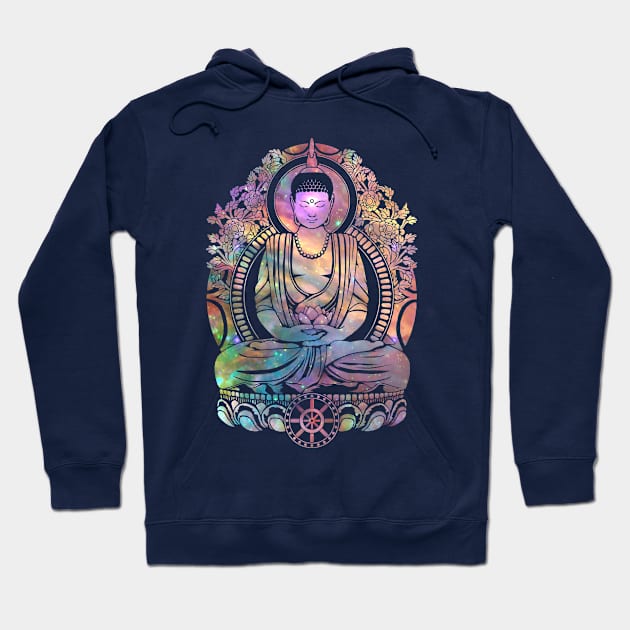 Galactic Gautama Buddha Hoodie by GAz